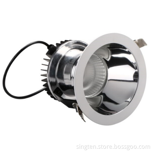 UGR<19, SDCM<3 Glareless LED Downlight, 5 Years Warranty Glareless COB LED Down Lights 22W 28W 38W 50W 60W 70W